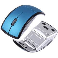 Wireless 2.4GHz 800-1200-1600dpi Snap-in Transceiver Folding Wireless Optical Mouse / Mice, 2.4GHZ (Black), 2.4GHZ (Blue), 2.4GHZ (Red)