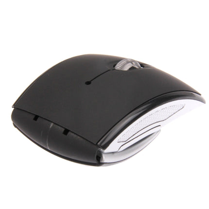 Wireless 2.4GHz 800-1200-1600dpi Snap-in Transceiver Folding Wireless Optical Mouse / Mice