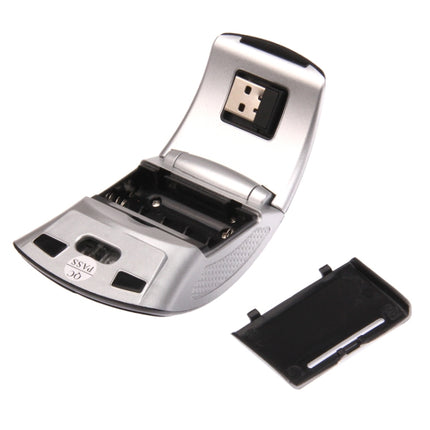 Wireless 2.4GHz 800-1200-1600dpi Snap-in Transceiver Folding Wireless Optical Mouse / Mice