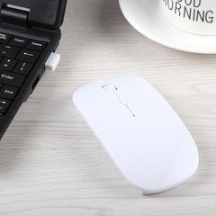 2.4GHz Wireless Ultra-thin Laser Optical Mouse with USB Mini Receiver, Plug and Play