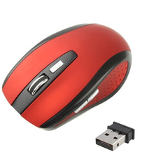 2.4 GHz 800~1600 DPI Wireless 6D Optical Mouse with USB Mini Receiver, Plug and Play, Working Distance up to 10 Meters