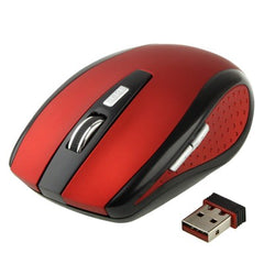 2.4 GHz 800~1600 DPI Wireless 6D Optical Mouse with USB Mini Receiver, Plug and Play, Working Distance up to 10 Meters