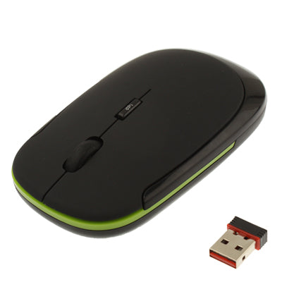 2.4GHz Wireless Ultra-thin Mouse, Black, Silver