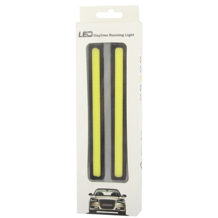 2 x 6W DIY White LED Daytime Running Light / DRL Lamp, Length: 17cm, Length: 17cm(Silver), Length: 17cm(Black)