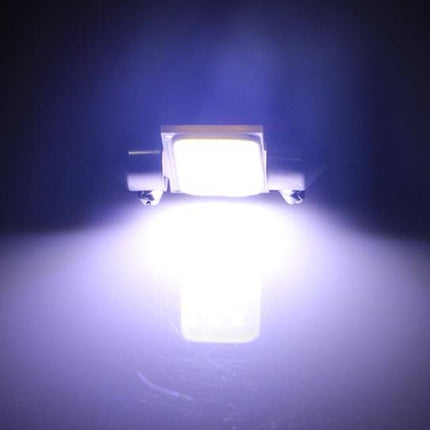 2 PCS 31mm 1.5W 80LM White Light 1 COB LED License Plate Reading Lights Car Light Bulb, 31mm