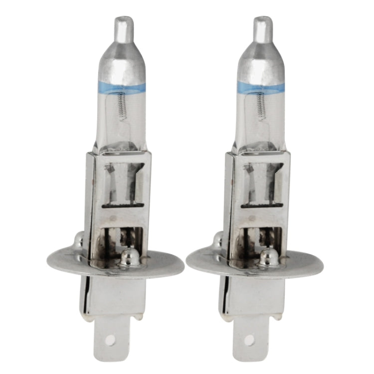 2 PCS H1 12V / 55W / 4300K / 1600lm Xenon Car Headlight Bulbs, Warm White