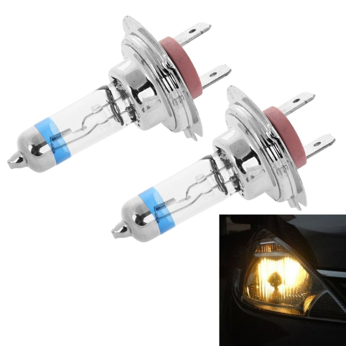 2 PCS H7 12V / 55W / 4300K / 2100lm Xenon Car Headlight Bulbs, Warm White, H7