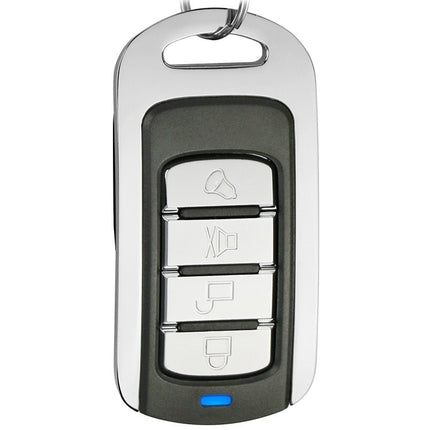 315MHz Metal Learning Code 4 Keys Remote Control for Car Garage Door (Black + Silver), 315MHz