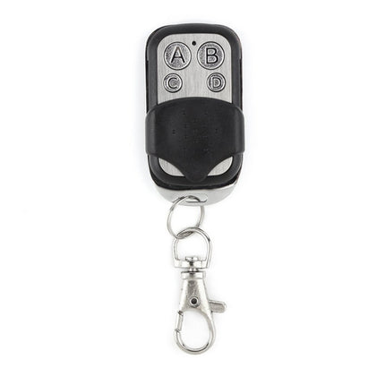 315MHz Metal Wireless Learning Code 4 Keys Remote Control (Black + Silver), 315MHz