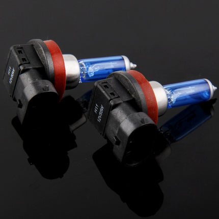 Halogen Bulb, Super White Car Headlight Bulb, 12 V / 55W, 6000K 1700 LM (Pair)