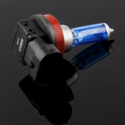 Halogen Bulb, Super White Car Headlight Bulb, 12 V / 55W, 6000K 1700 LM (Pair)