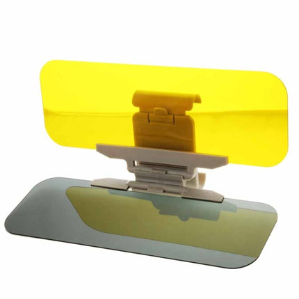 2 in 1 HD Car Anti-Glare Dazzling Goggle Day Night Vision Driving Mirror Sun Visors, Sun Visors