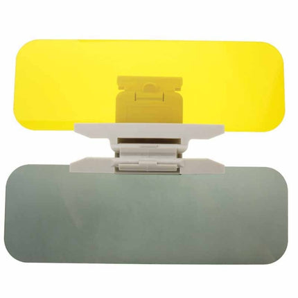 2 in 1 HD Car Anti-Glare Dazzling Goggle Day Night Vision Driving Mirror Sun Visors, Sun Visors