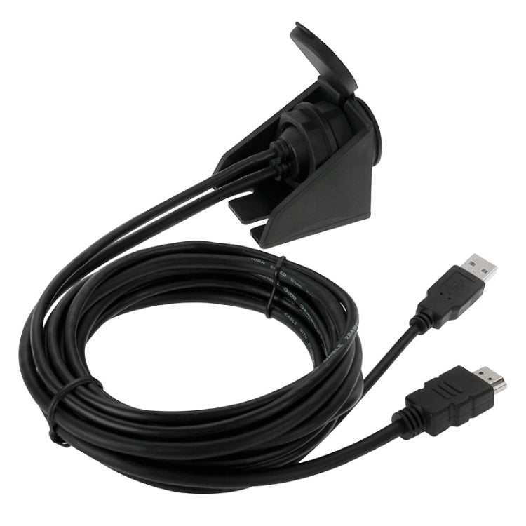 USB 2.0 & HDMI (Type-A) Male to Female Extension Cable, Length: 2m, USB 2.0 & HDMI (Type-A) Male to Female