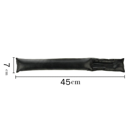 2 PCS Leather Car Seat Gap Filler, Size: 45x7x4.5cm