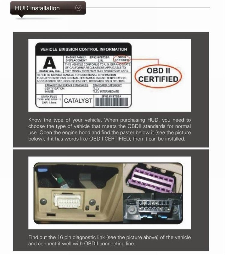 X3 Bluetooth 5.5 inch Car OBDII / EUOBD HUD Vehicle-mounted Head Up Display Security System, Support Speed & Fuel Consumption, Overspeed Alarm, Water Temperature, etc