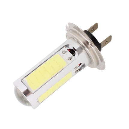 2PCS H7 1250LM 20W + 5W 5 x COB LED White Light Car Front Fog Lamp Bulb, DC 12V