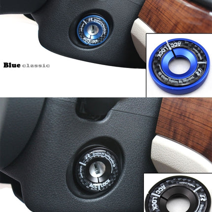 Aluminum Alloy Ignition Key Ring for AUDI A1 & A3 & A4L & TT, VW, POLO, Inside Diameter: about 14cm, Random Color Delivery, For AUDI A1 & A3 & A4L & TT, VW, POLO