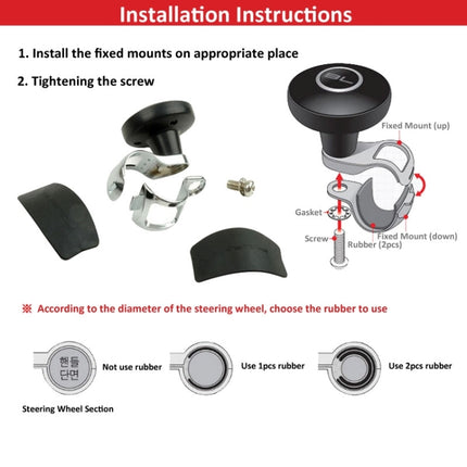 Car Vehicle Steering Wheel Spinner Knob Power Handle, Random Delivery, Car Steering Wheel Spinner Knob
