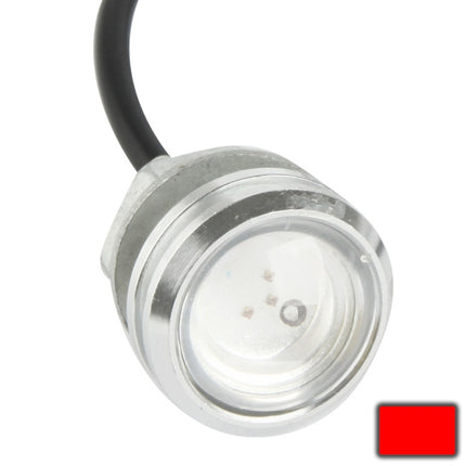 3W Waterproof Eagle Eye Light LED Light for Vehicles, Cable Length: 60cm, 蓝光, Red, Warm White
