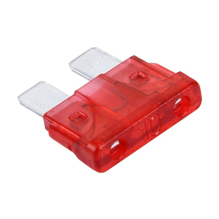 100 PCS Auto Mini Blade Fuse (30A) , DC 12V, 10A Red