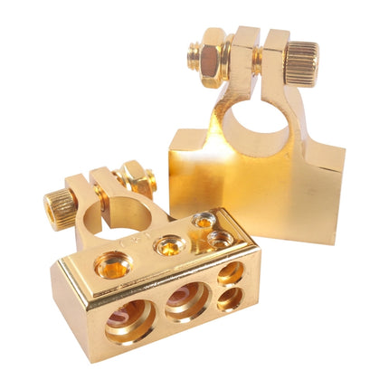 Positive & Negative Set 0 / 4 / 8 AWG Car Battery Terminals, 0 / 4 / 8 AWG