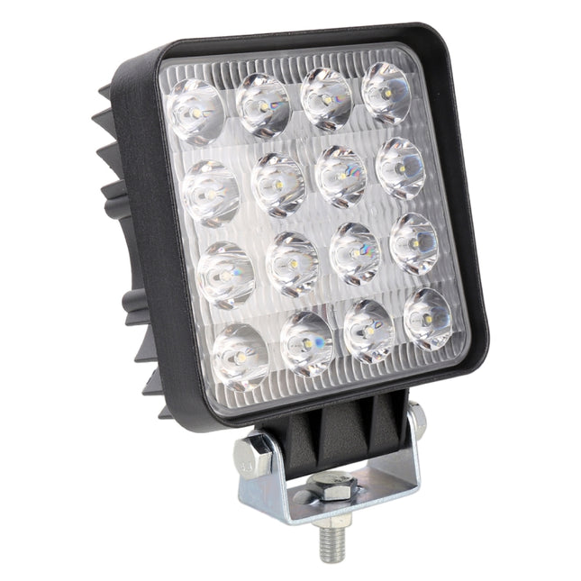 48W Bridgelux 4000lm 16 LED White Light Condenser Engineering Lamp / Waterproof IP67 SUVs Light, DC 10-30V