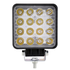 48W Bridgelux 4000lm 16 LED White Light Condenser Engineering Lamp / Waterproof IP67 SUVs Light, DC 10-30V