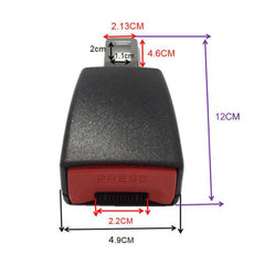 2 PCS Universal Car Seat Belt Extension Buckle