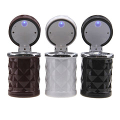 Diamond Facets Car Ashtray with LED Light