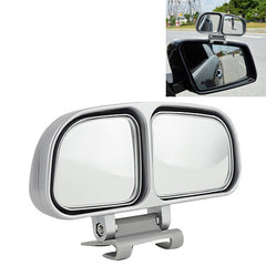 Right Side Rear View Blind Spot Mirror Universal adjustable Wide Angle Auxiliary Mirror, 3R-028R(Black), 3R-028R(Silver)
