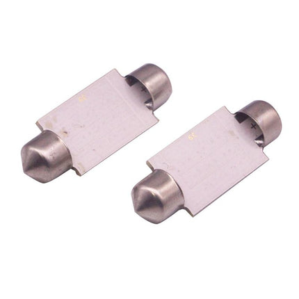 2 PCS 39mm 1.5W 80LM White Light 1 COB LED License Plate Reading Lights Car Light Bulb, 39mm