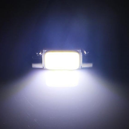 2 PCS 39mm 1.5W 80LM White Light 1 COB LED License Plate Reading Lights Car Light Bulb, 39mm