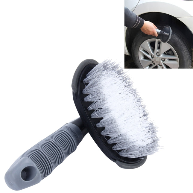KANEED Car Motorcycle Washing Tool Car Tyre / Wheel Wash Cleaning Brush with Handle, Car Wheel Brush
