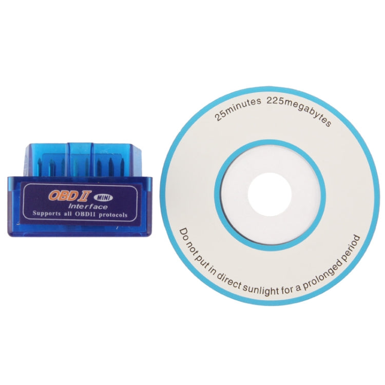 Car Mini OBDII ELM327B V1.5a Wireless Code Reader Scanner, Support Android Phone, Support OBDII-ISO 9141-2, ISO 14230-4(KWP2000), CAN ISO-15765-4
