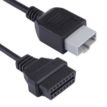 5 Pin to 16 Pin OBDII Diagnostic Cable for Honda, Full Length: 20.5cm, 5 Pin to 16 Pin