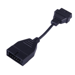 12 Pin to 16 Pin OBDII Diagnostic Cable for General Motors, Full Length: 19cm, For General Motors