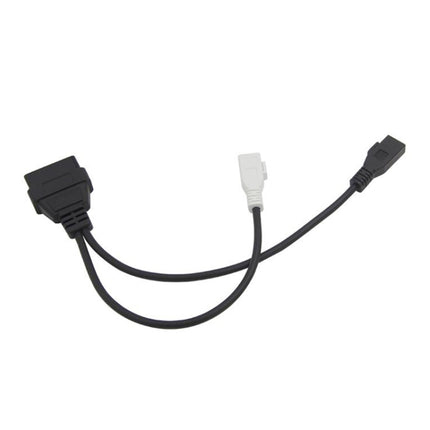 2 x 2 Pin to 16 Pin OBDII Diagnostic Cable for Audi