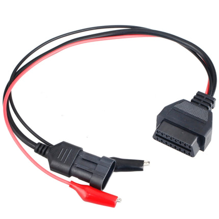 3 x 3 Pin to 16 Pin OBDII Diagnostic Cable for Fiat, 3 x 3 Pin to 16 Pin