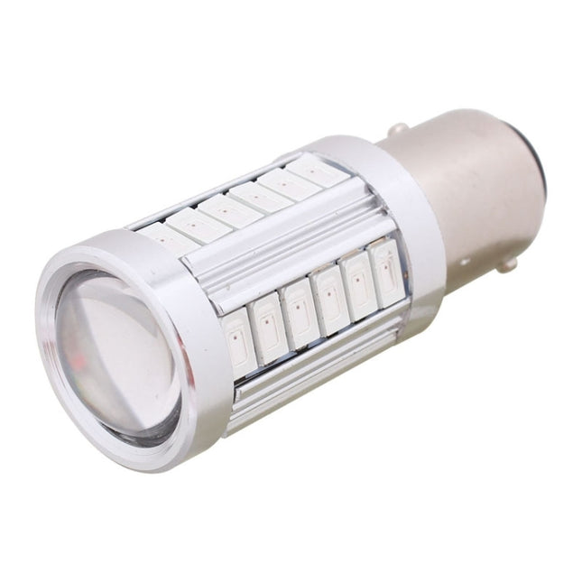 2PCS 1157/BAY15D 16.5W 1155LM 630-660nm 33 LED SMD 5630 Red Light Car Brake Light Lamp Bulb for Vehicles , DC12V