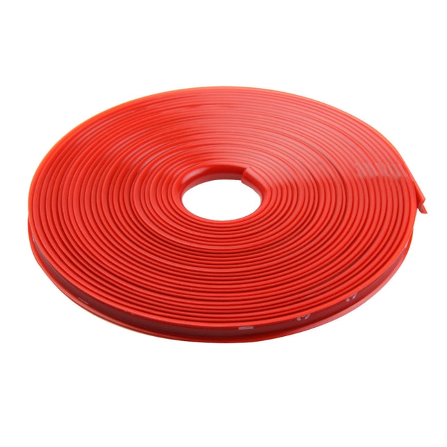 Universal Decorative Scratchproof Stickup 8M Flexible Car Wheel Hub TRIM Mouldings Decoration Strip, 15 inch, 8m