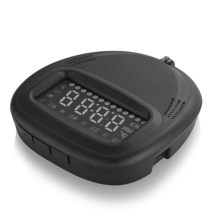 A1 2.0 inch Car GPS HUD Head Up Display Vehicle-mounted Security System, Support Speed & Real Time & Altitude & Over Speed Alarm & Compass & MPH & Auto Sleeping & KM & Satellite Signal