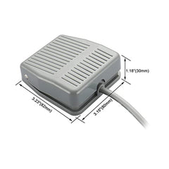 TFS-201 AC 250V 10 A Electric Power Plastic Foot Switch Power Pedal, Cable Length: 1m, TFS-201 1m