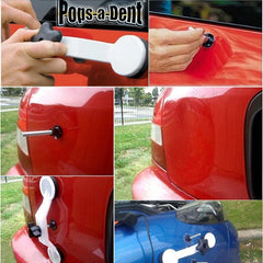 Auto Car Bodywork Panel Dent Puller Tool Ding Remover Repair Kit, 6 In 1