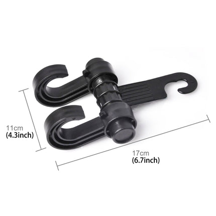 KANEED Car Vehicle Multi-functional Seat Headrest Bag Hanger Hook Holder Seat Headrest Hanger Hanging Holder Double Hooks, Car Double Hooks, UK Stock Double Hooks, US Stock Double Hooks
