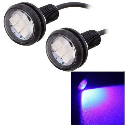 2 PCS MZ 22.5mm 1.5W 150LM White Light 3 LED SMD 5630 Spotlight Eagle Eye Light Daytime Running Light for Vehicles