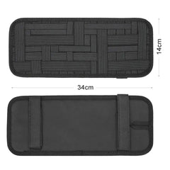 MuElastic Multi-functional Car Clip Sunvisor Car Storage Bag