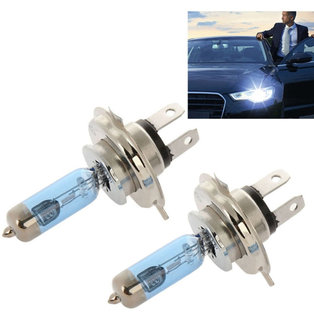 2 PCS PEGASUS H4 Halogen Car Headlight Lamp, 2000 Lumens Warm White Light, 12V / 90W 5000K, H4