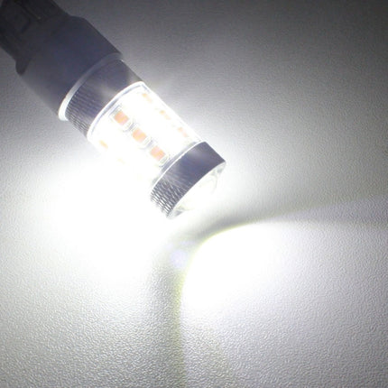 T20/7443 8W 420LM White + Yellow Light 42 LED 2835 SMD Car Brake Light Steering Light Bulb, DC 12V