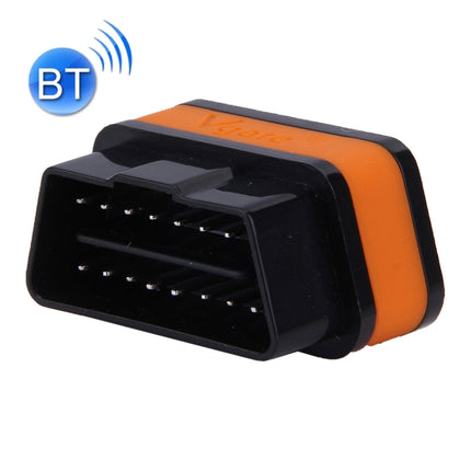 Vgate iCar II Super Mini ELM327 OBDII Bluetooth V3.0 Car Scanner Tool, Support Android OS, Support All OBDII Protocols, Bluetooth V3.0 Orange + Black
